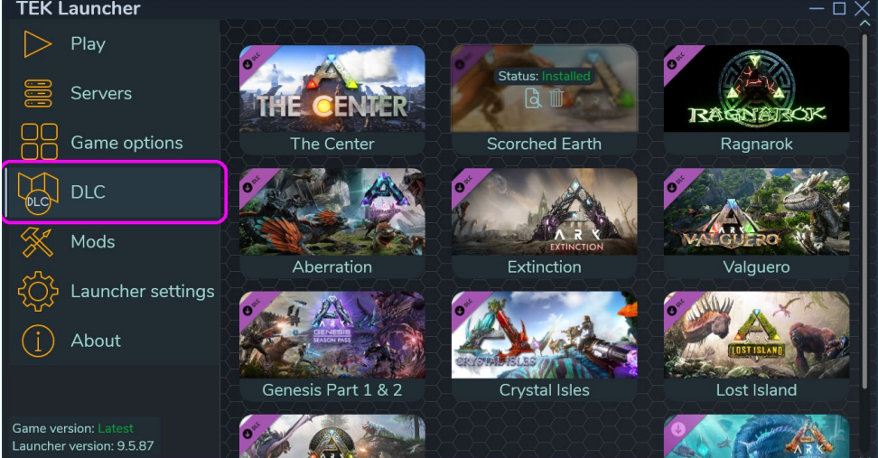 Validate DLC